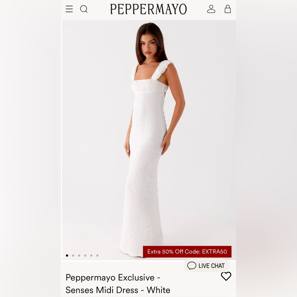 Senses Midi dress - PEPPERMAYO